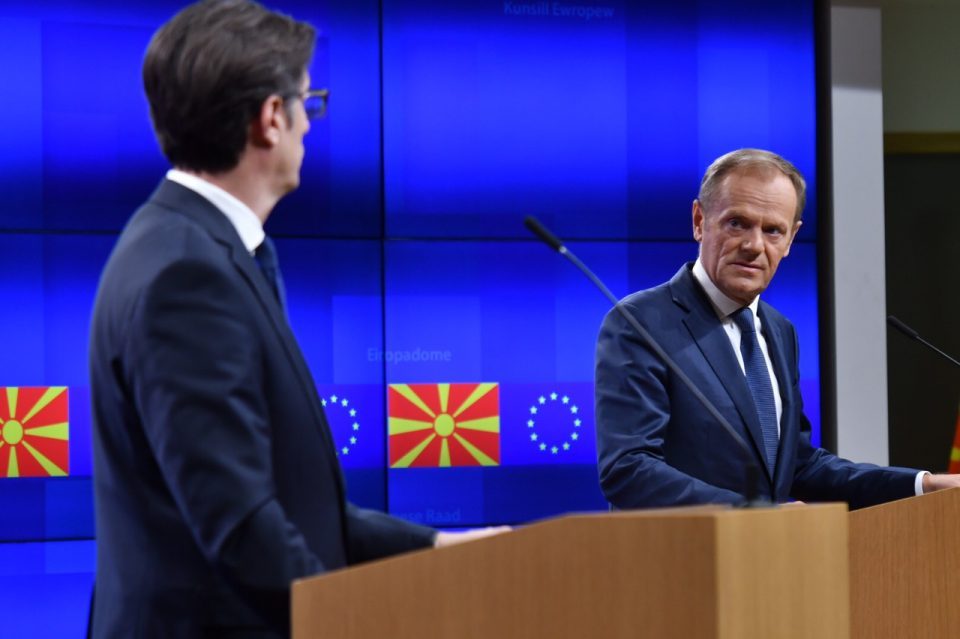 Donald Tusk visits Macedonia