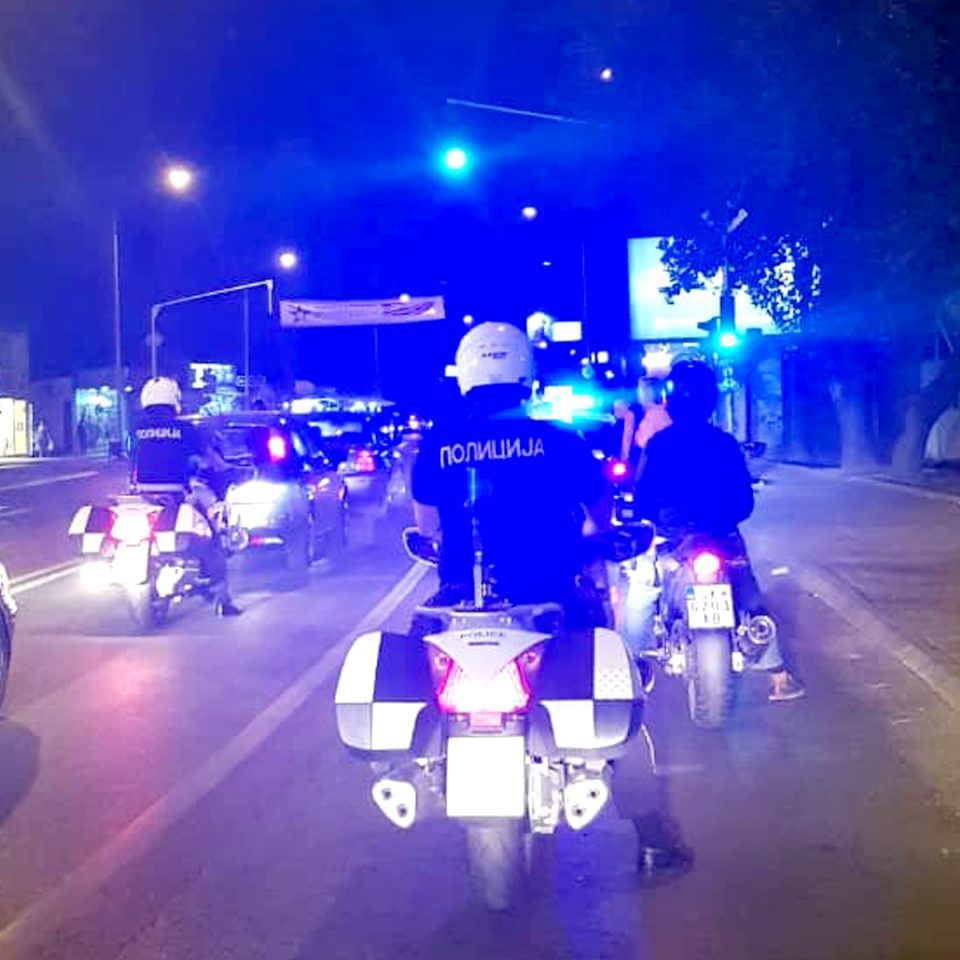 Skopje police seizes 13 motorcycles from reckless drivers