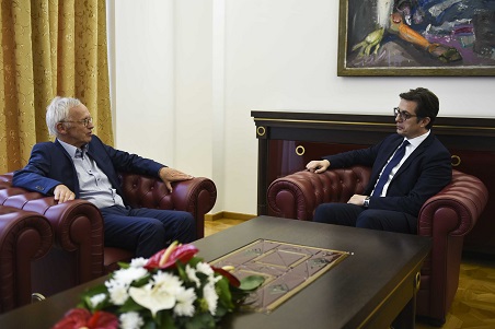 Pendarovski meets with Priebe