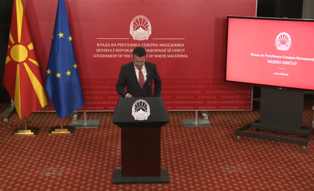 Zaev says he’s disappointed by the failure of the talks