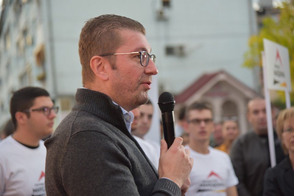 Mickoski in Strumica: Promises to restore the rule of law and pride in Macedonia