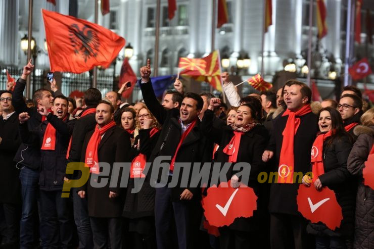 A negative decision in Brussels would turn Albanian voters against SDSM, poll shows