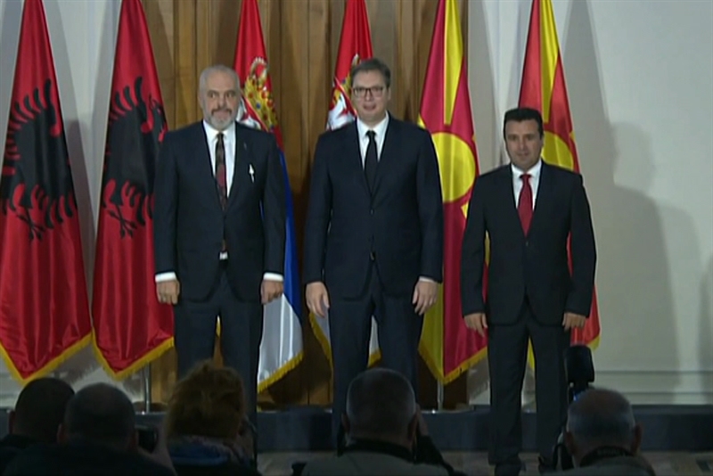 Zaev, Vucic and Rama commit to abolishing regional borders in favor of a Balkan Schengen zone