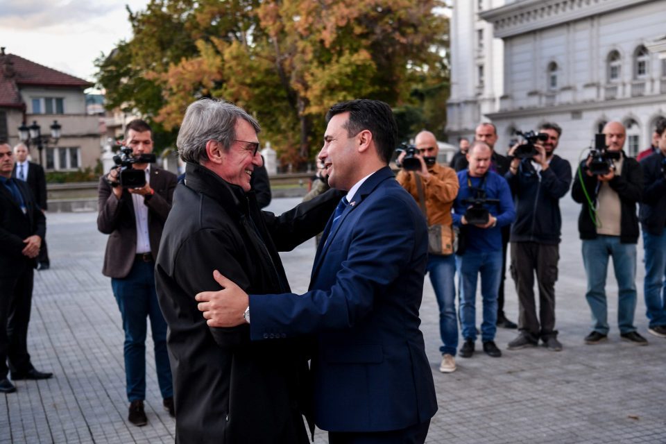 Zaev after meeting with Sassoli: Our EU membership is irreplaceable