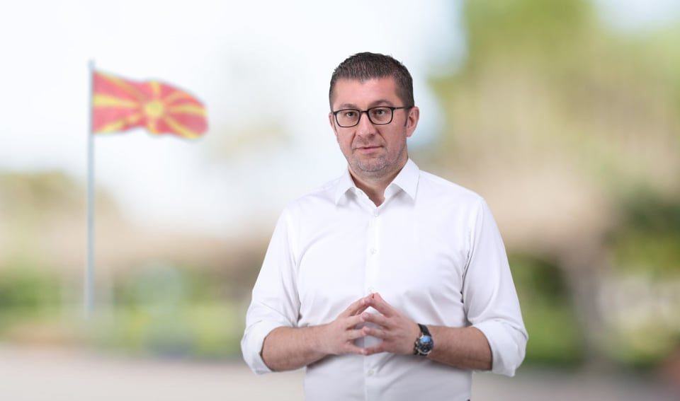 Mickoski promises “moderate patriotism” as opposed to Zaev’s “radical incompetence”