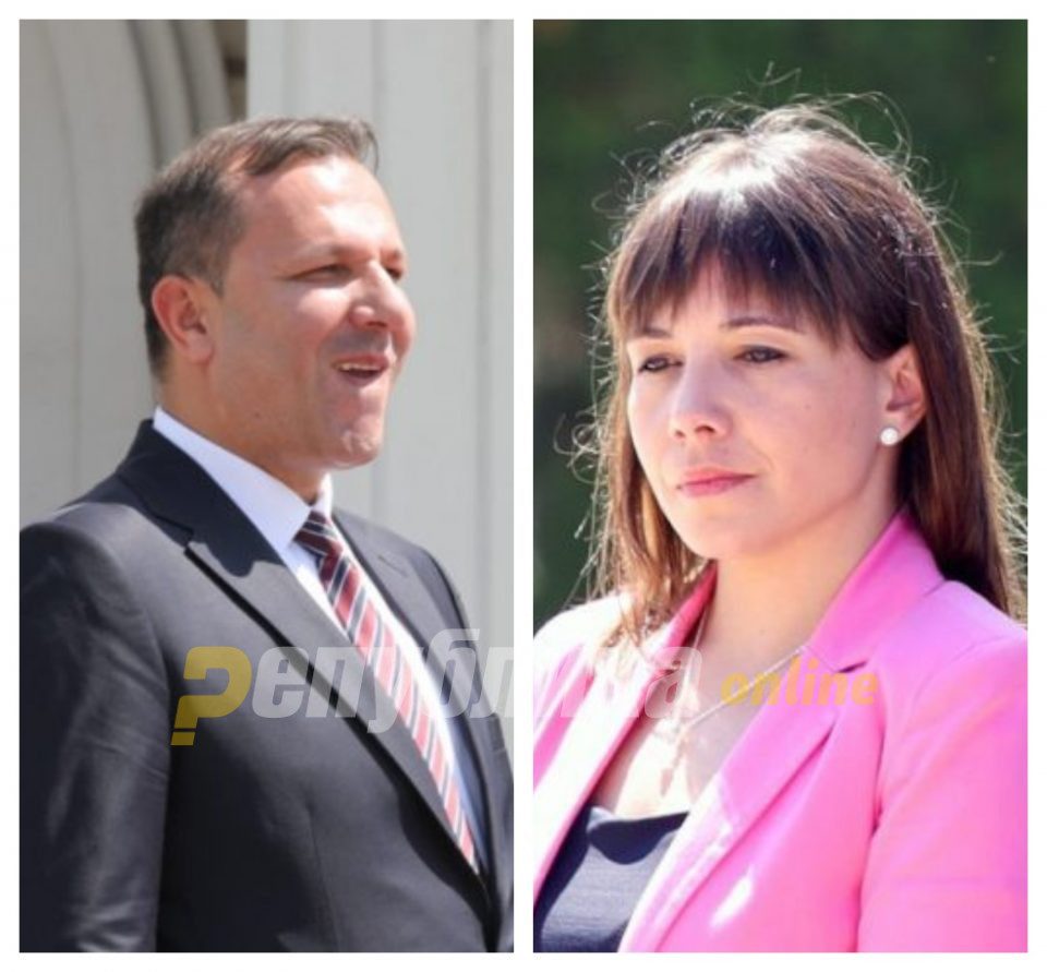 It’s official: Oliver Spasovski – interim prime minister, Mila Carovska – deputy prime minister