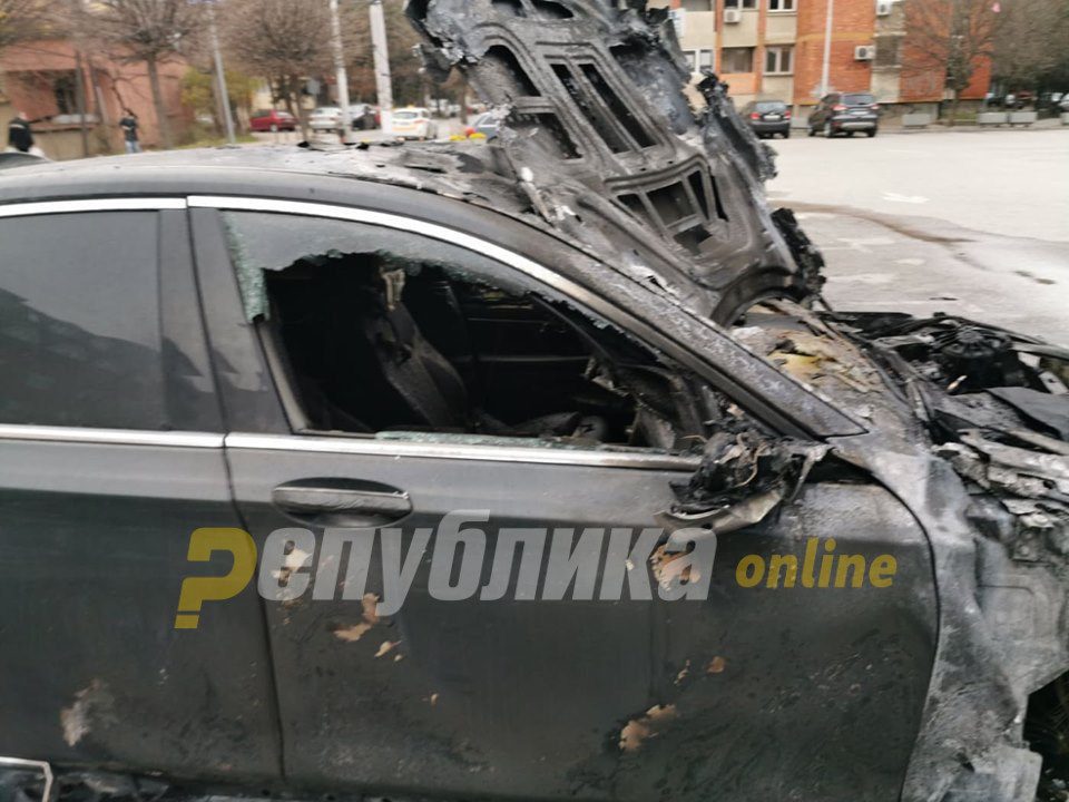 BMW owned by a real-estate developer set on fire in Skopje