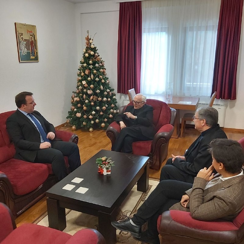 Nikoloski met with the Apostolic Nuncio Guido Pecorari