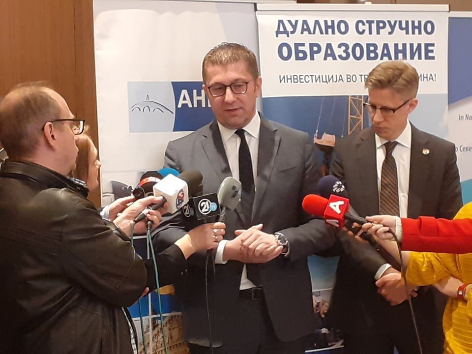Mickoski: Slim chances of pre-election coalition with Albanian party