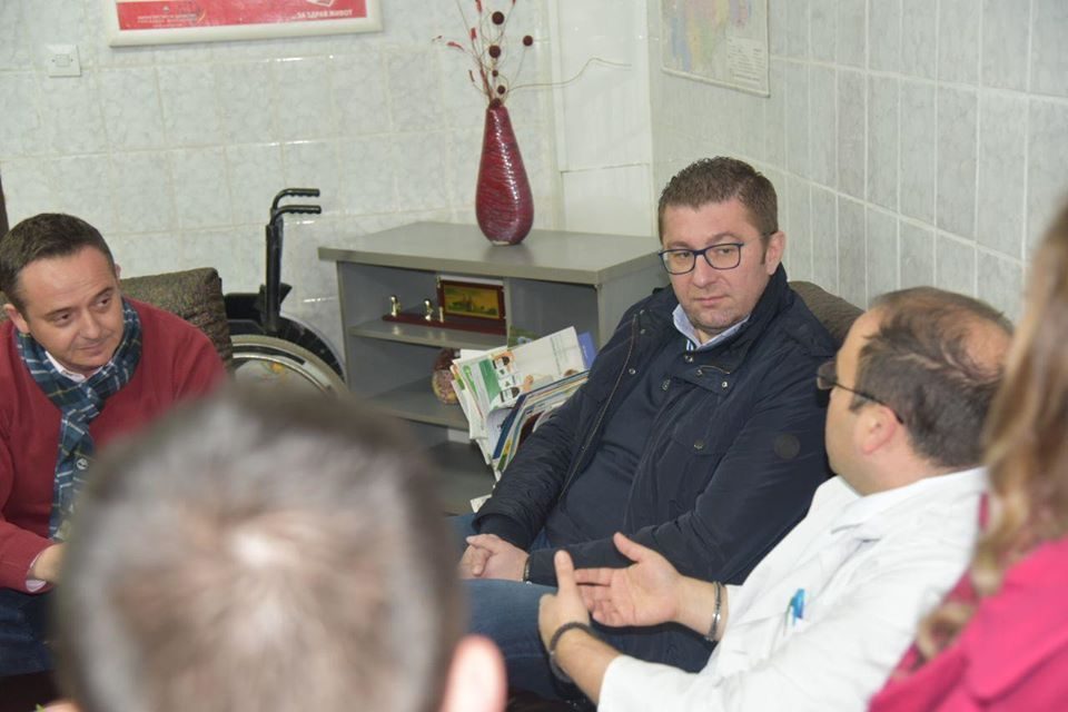 Mickoski in Kocani: We must restore the dignity of the healthcare workers