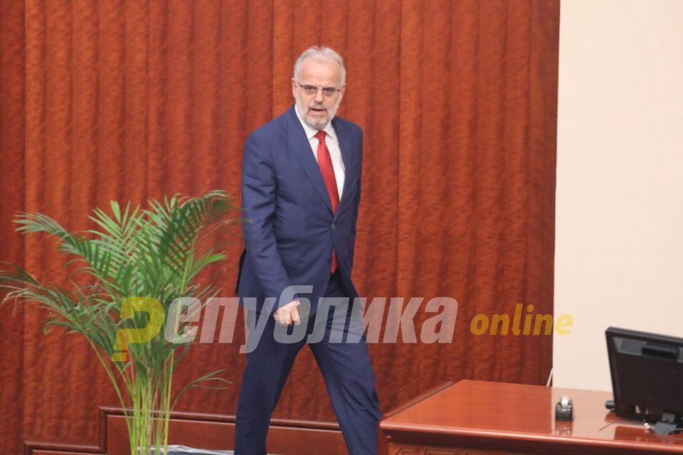 Xhaferi defends his conduct during the scandalous last session of this Parliament