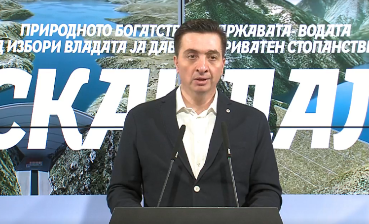 SDSM wants to sell the water rights along the Crna river while they still can, VMRO warns