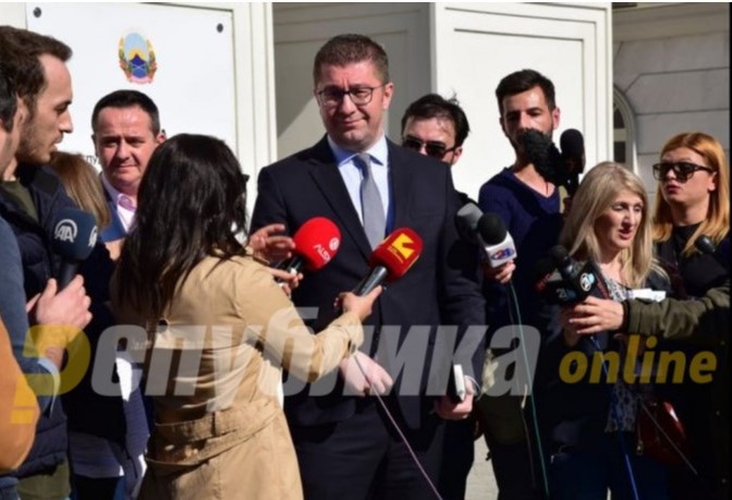 Mickoski: Campaign to be adapted to the conditions, we didn’t talk about postponing the elections