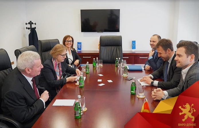 Party leadership meets with Gerberich and Schütz: VMRO-DPMNE plans to put state on fast track to EU membership