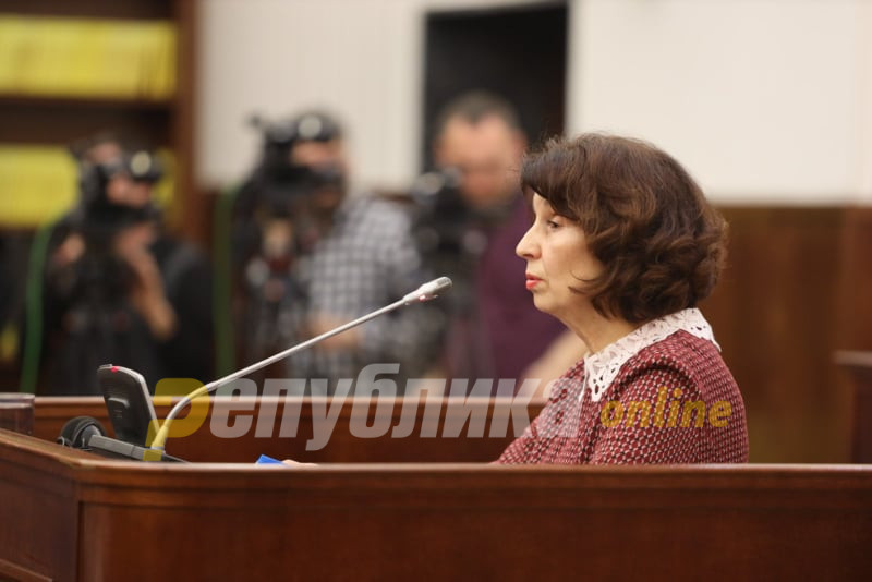 Siljanovska: The Constitution prohibits military organizations that do not belong to the Armed Forces of the Republic of Macedonia