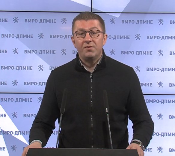 Mickoski: Zaev wants snap elections where instead of votes we will count coronavirus victims