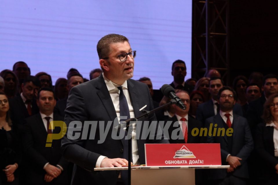 Mickoski: Zaev wants non-credible elections