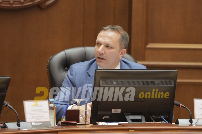 Spasovski: The date for holding elections has been determined since the adoption of the Decree having the force of law to stop all election activities