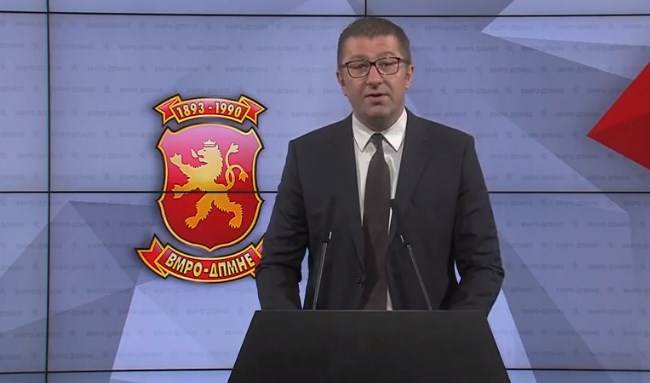 Mickoski confirms that VMRO-DPMNE will participate in the elections: Together with the people we will defeat the source of the crisis – Zaev and SDSM