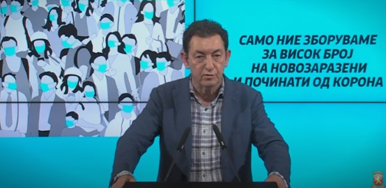 Doctor Zafirovski: Macedonia is the only country in the region that couldn’t put the epidemic under control