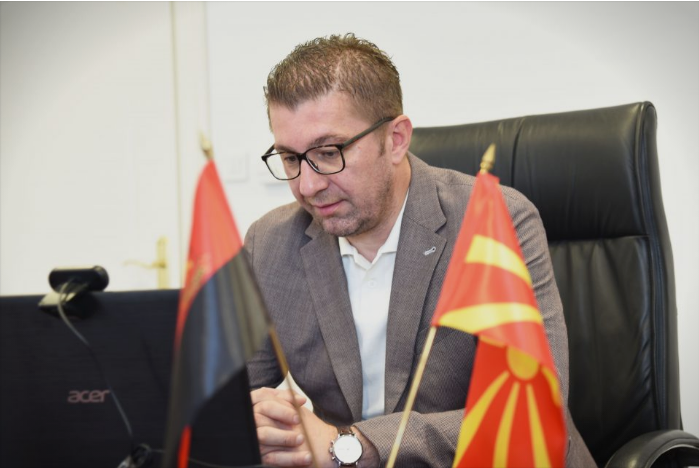 SDSM is running a nervous campaign and resorts to violence, Mickoski tells OSCE Ambassador Koja