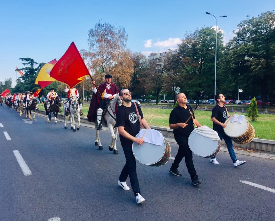 The Ilinden cavalry begins its ride to Krusevo