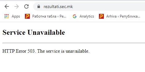 Electoral Commission website went down just as the results were supposed to begin pouring in