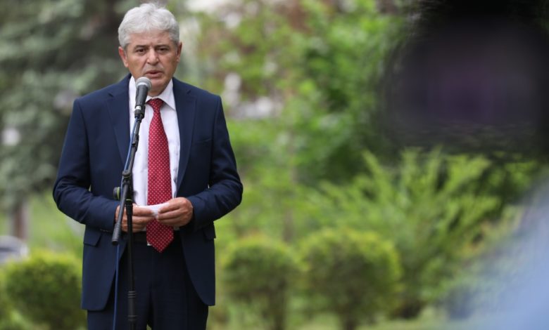 Ahmeti: We only want our part that we have spilled blood for
