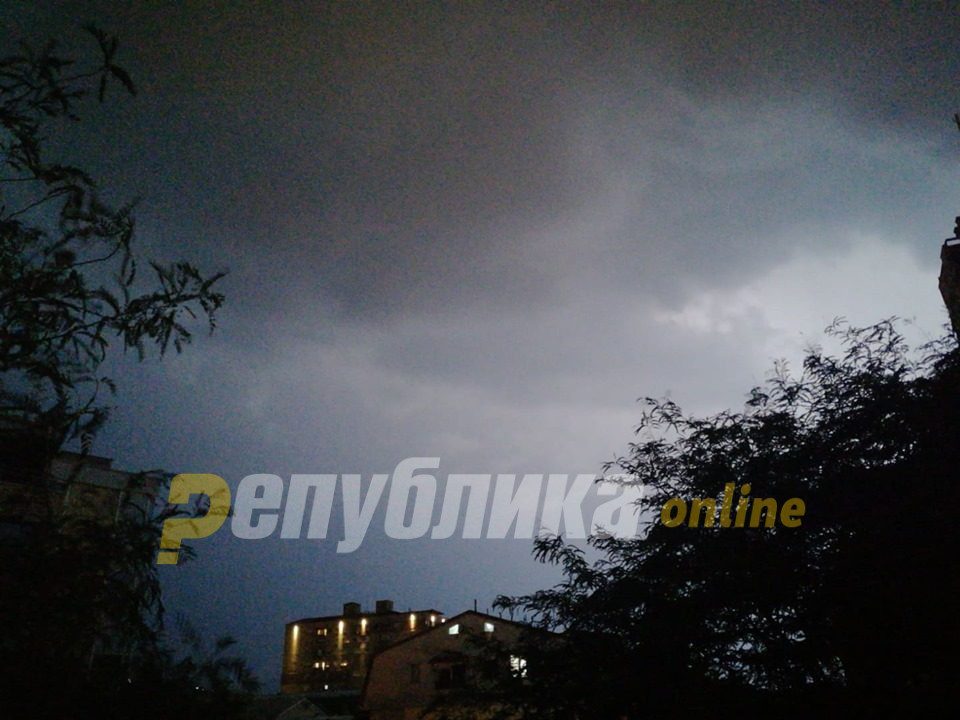 Another evening storm expected in Skopje