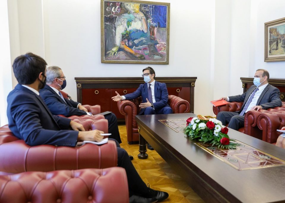 Pendarovski and OSCE Ambassador discuss elections and formation of new Government
