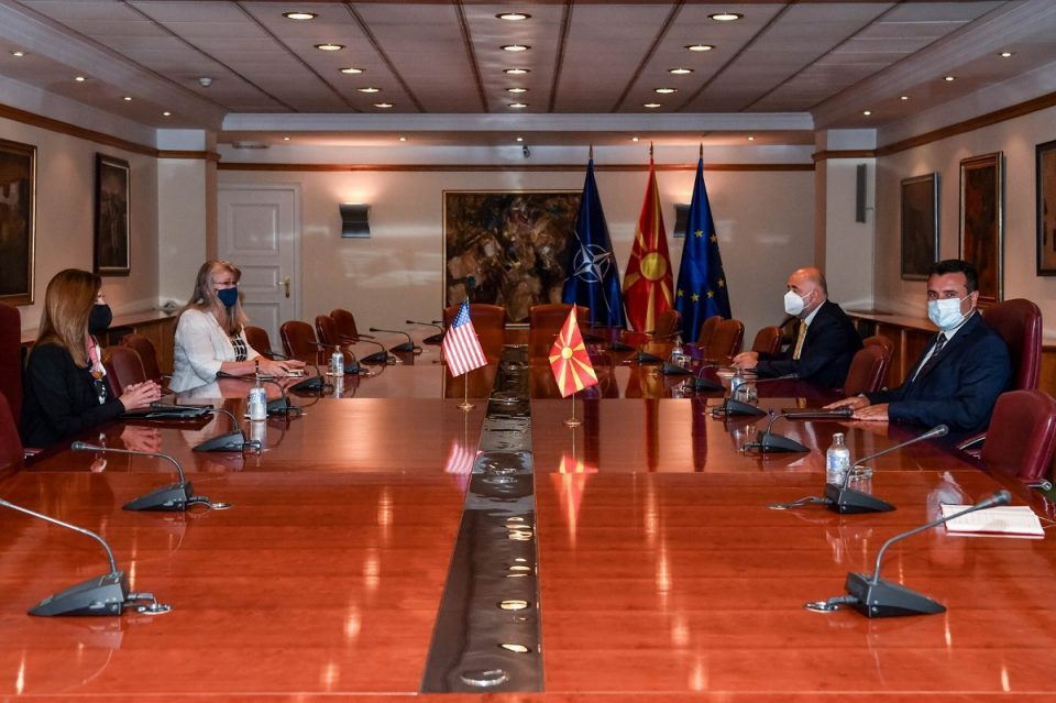 Zaev meets with US Ambassador Byrnes