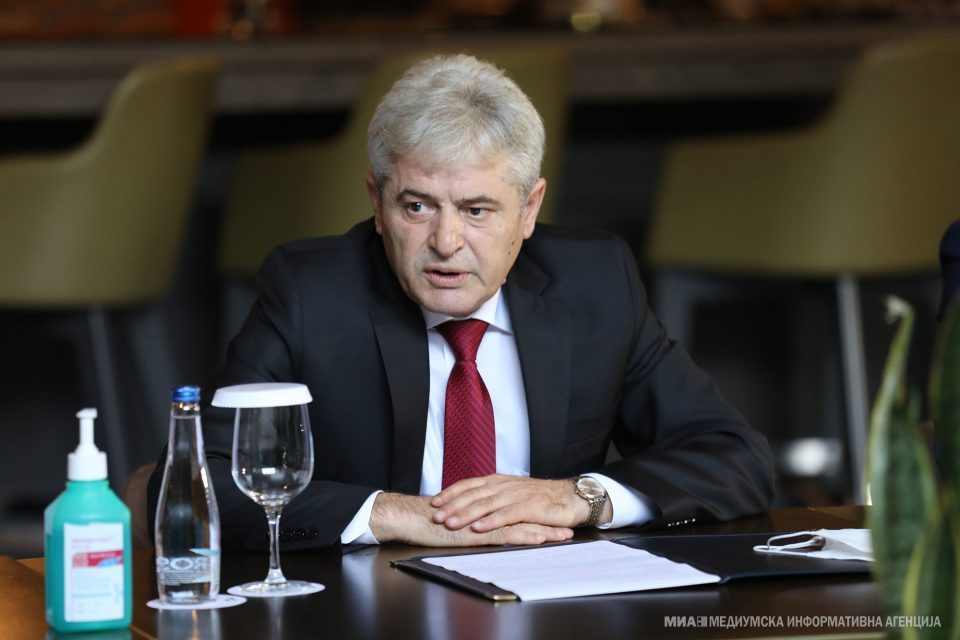 Ahmeti about to be interrogated by war crimes prosecutors in the Hague