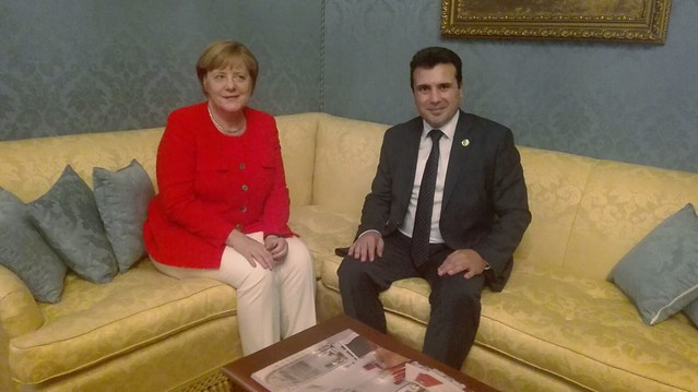 Merkel congratulates Zaev, asks for continued commitment to reforms