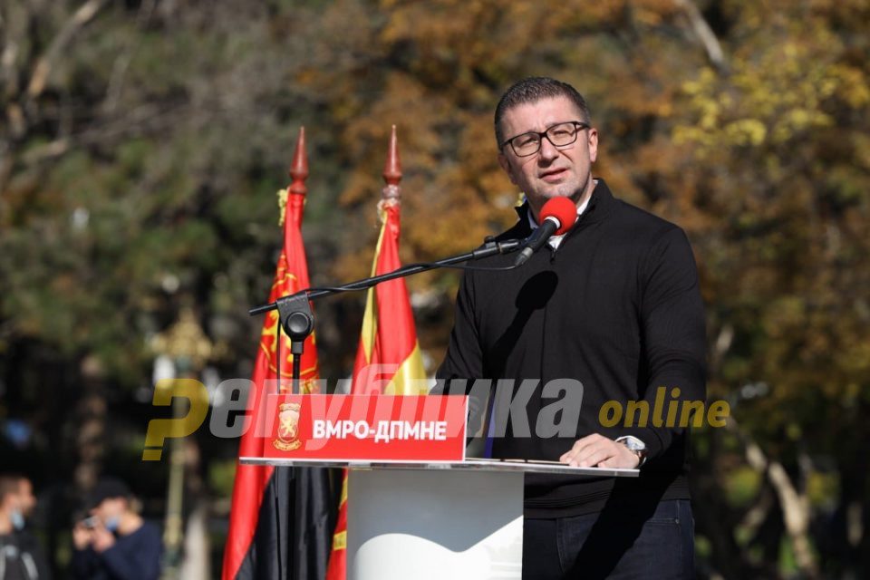 Mickoski: We must defend our red lines, we can’t live in a humiliated country