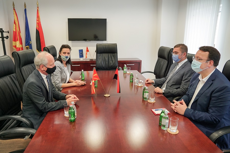 Mickoski meets newly appointed Ambassador of Slovenia Predan