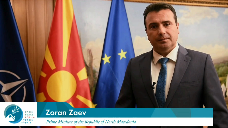 Zaev at the Paris Peace Forum: It depends on all of us what the world will be like after COVID-19