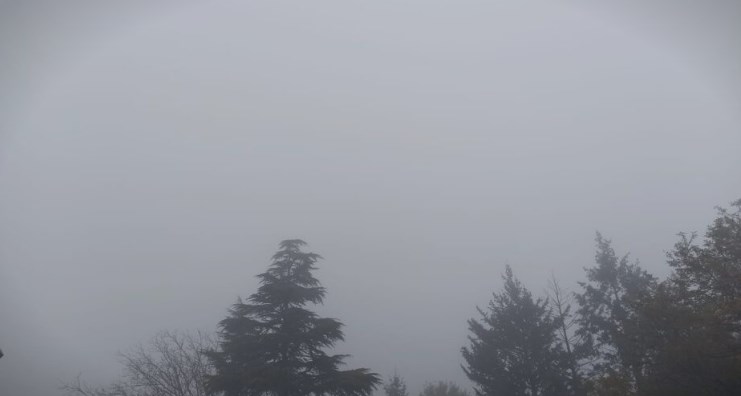 Skopje’s tallest skyscrapers lost in the smog