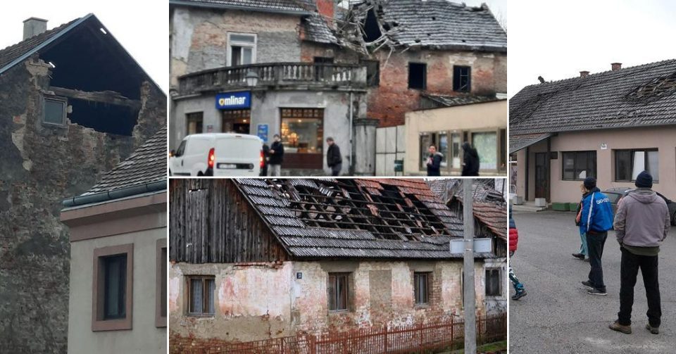 Croatian military helping Petrinja residents clear up earthquake damage