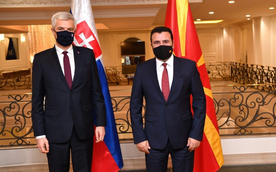 Zaev-Korčok: Slovakia supports Macedonia’s EU progress