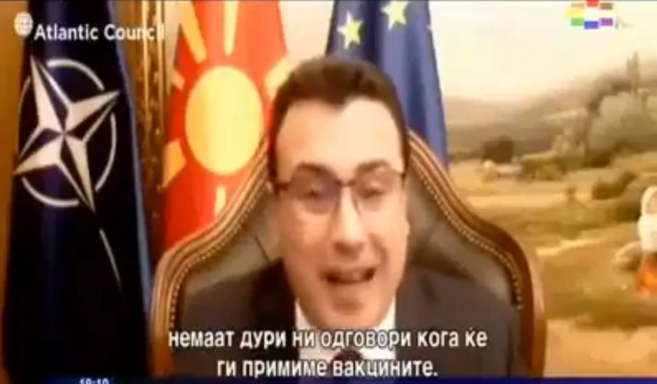 Zaev attempted to speak English again – it didn’t go well