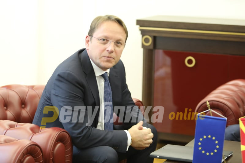 Commissioner Varhelyi calls on Macedonia to quickly resolve the dispute with Bulgaria