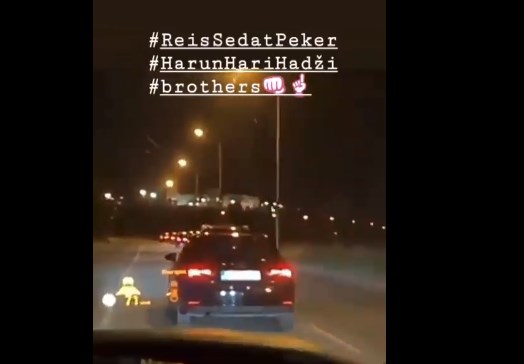 Turkish mobster Sedat Peker was given police escort while residing in Macedonia?