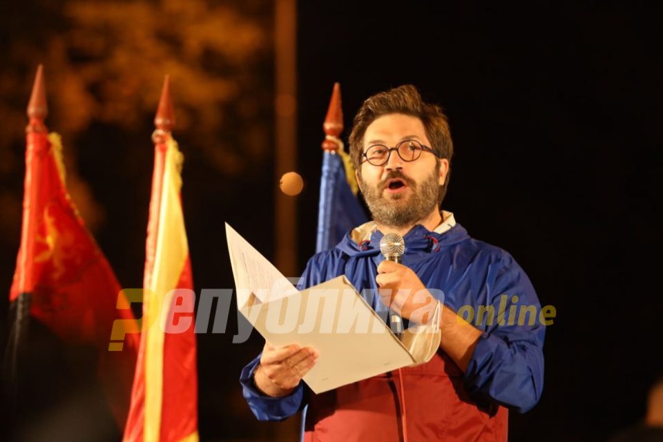 Large rally for the release of political prisoners takes place in Skopje