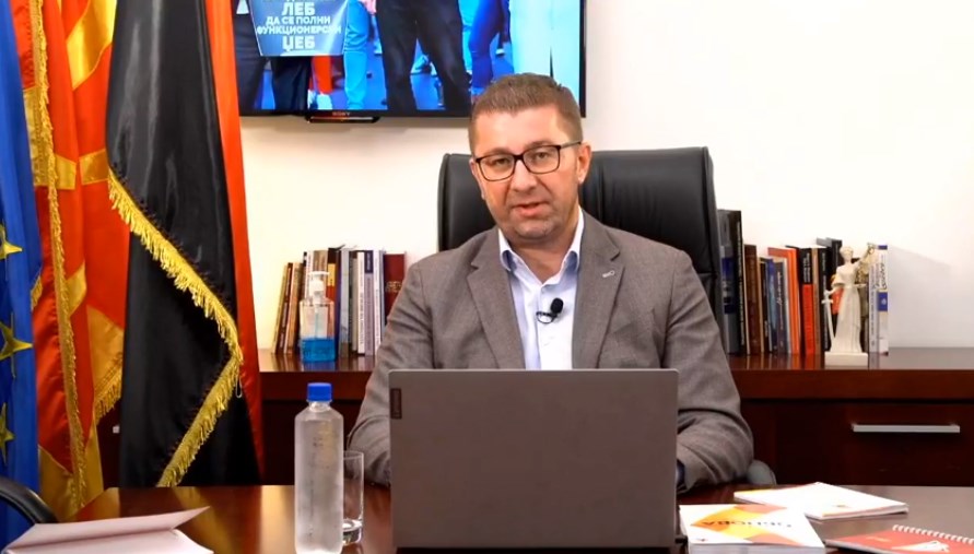 Mickoski: Albanian parties will receive VMRO-DPMNE support in the local elections only if they respect the Macedonians