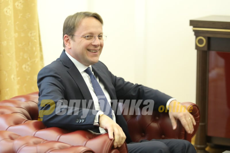 Várhelyi: Start of accession negotiations requires progress from Skopje and Sofia