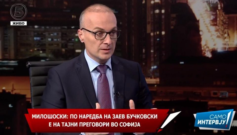 Milososki: We have information from diplomatic circles that Buckovski is in Sofia for secret negotiations on Zaev’s orders