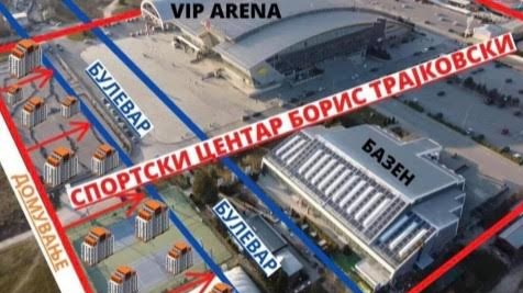 Karpos Mayor Bogoev allows real-estate developers to bit off a chunk of the largest sports center in Macedonia