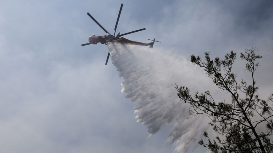 Five helicopters putting out Pehcevo wildfire