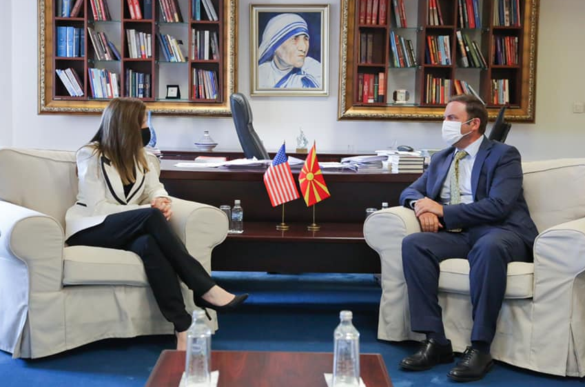 Osmani-Byrnes: Macedonia and US enjoy strong and friendly bilateral ties