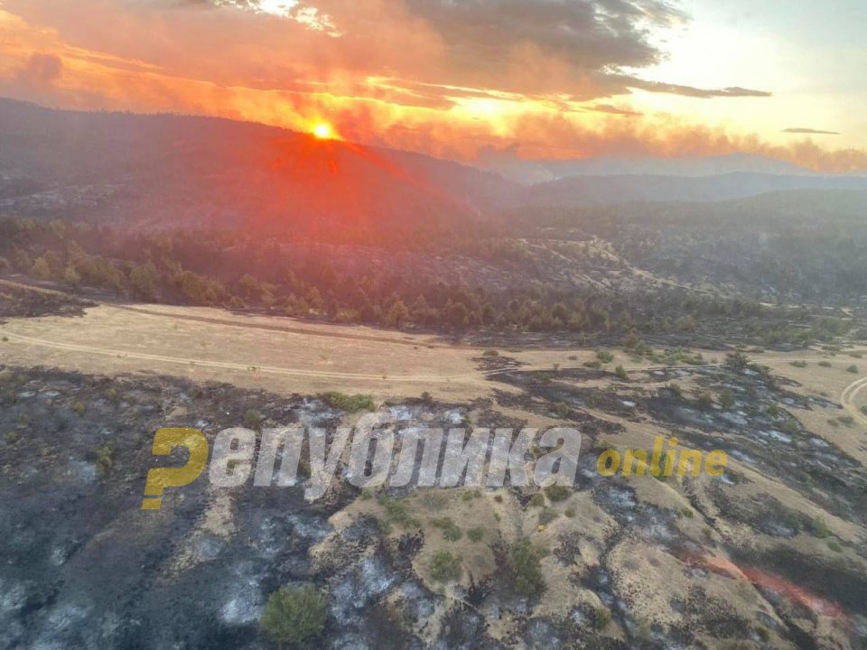 Wildfire raging in Malesevo region leaves apocalyptic scenes behind